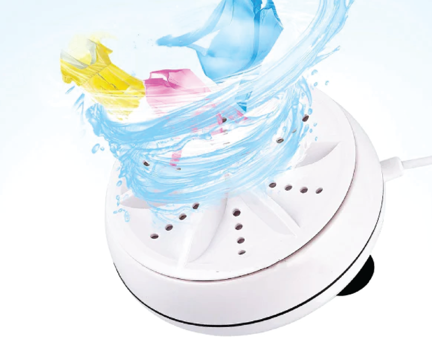 Powerful Ultrasonic Mini Portable Washing Machine